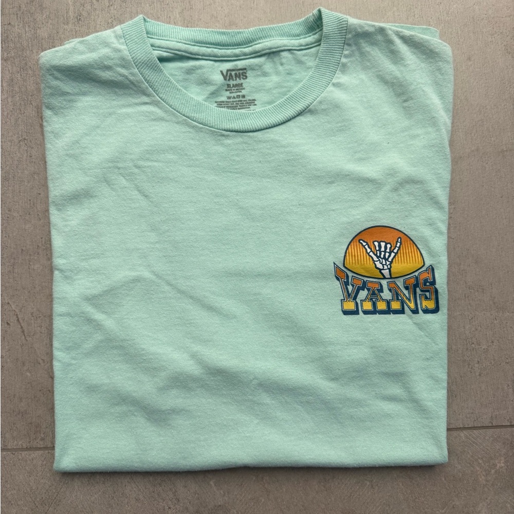 Vans Mint Green Short Sleeve Tee